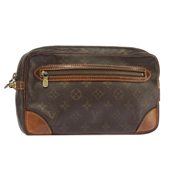 LOUIS VUITTON Monogram Marly Dragonne GM Clutch Bag M51825 LV Auth 102142 - Picture 1 of 16